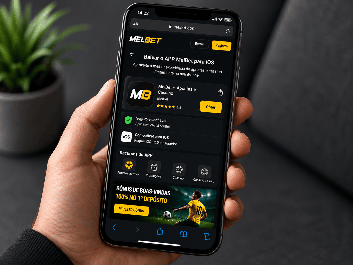 Visão geral do aplicativo MelBet para iPhone e iPad